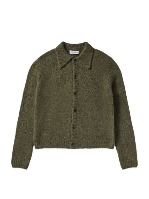 Dries Van Noten Mora Cardigan | Alpaca Wool Cardigan DRIES VAN NOTEN | 262-021230-4709610 FOREST